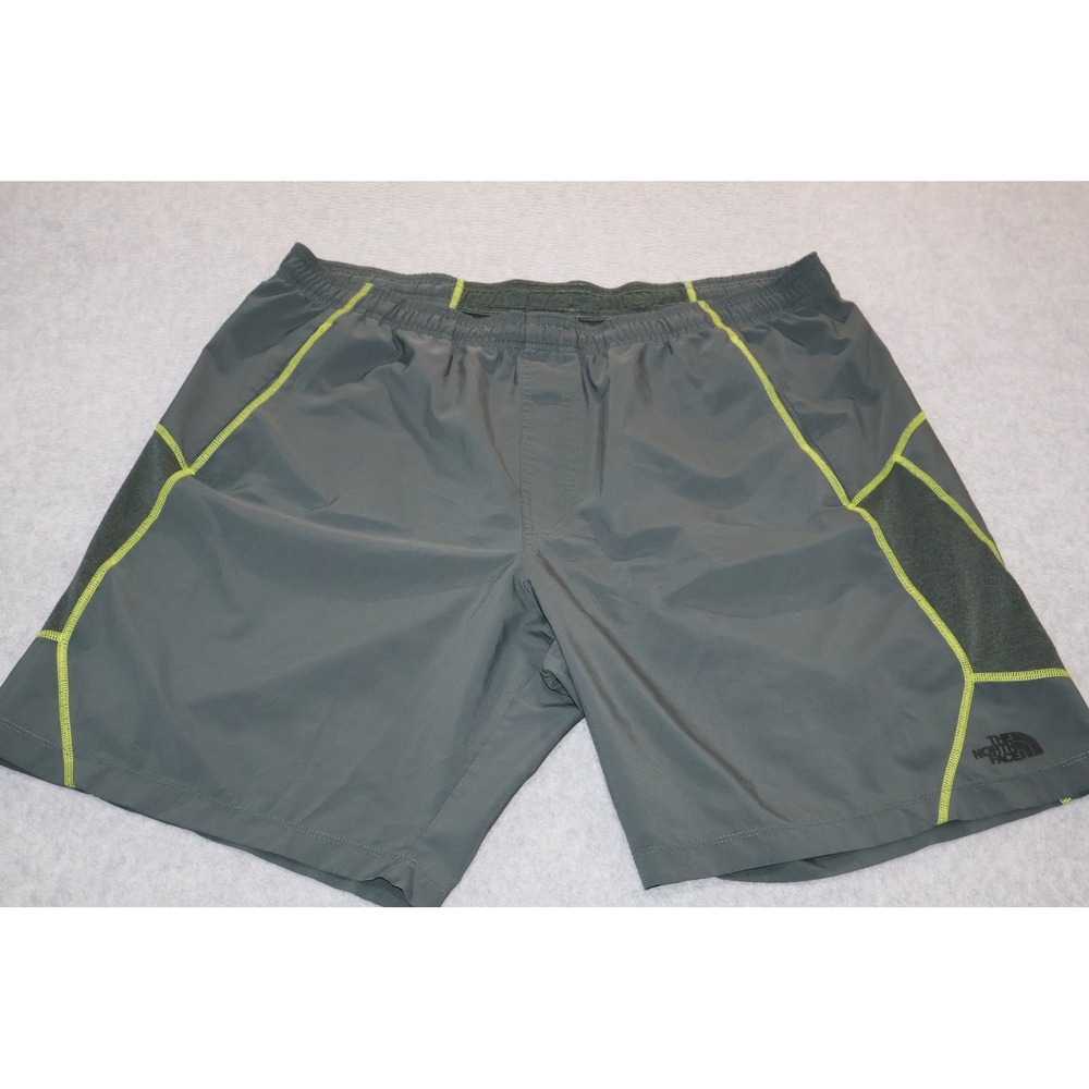 The North Face Gym Shorts Mens XL Gray FlashDry Athletic Running Hiking Outdoor